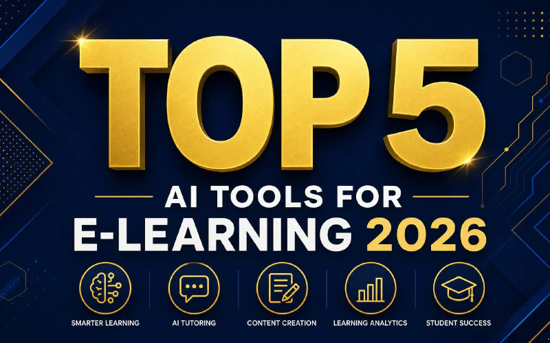 Top 5 des meilleurs outils IA pour créer des formations e-learning en 2026