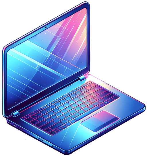 Icône représentant un laptop avec une formation sur l'écran